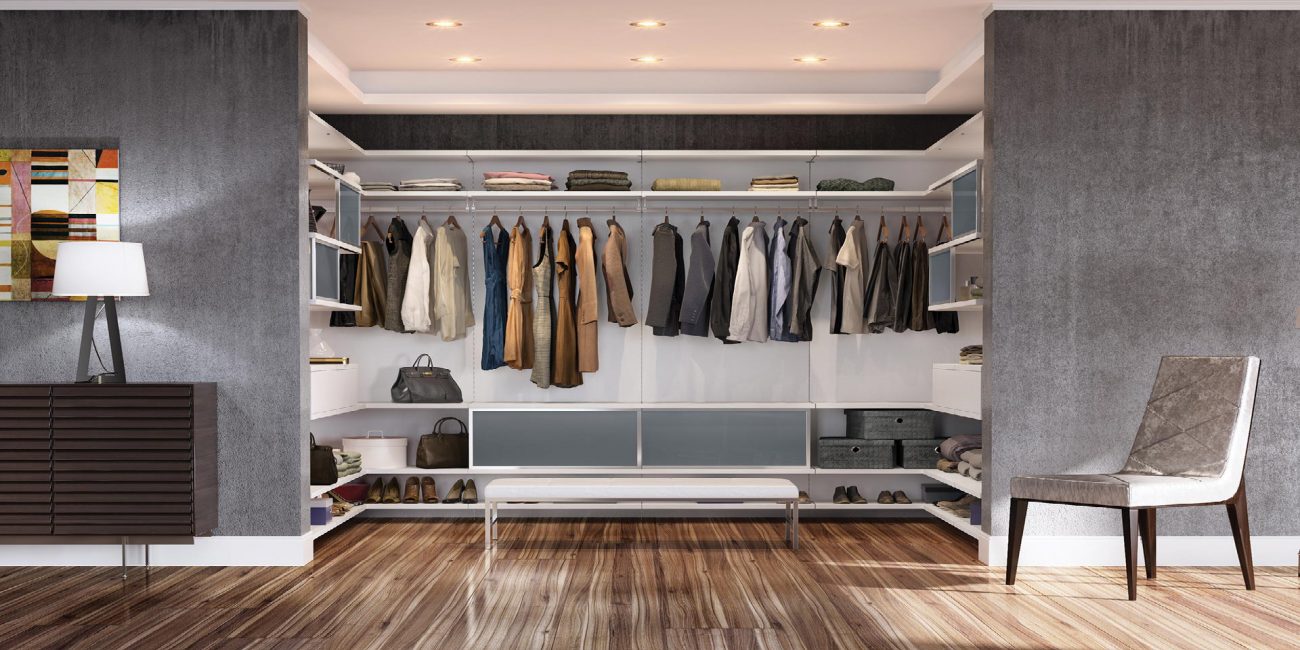 Simple closet ideas and storage space
